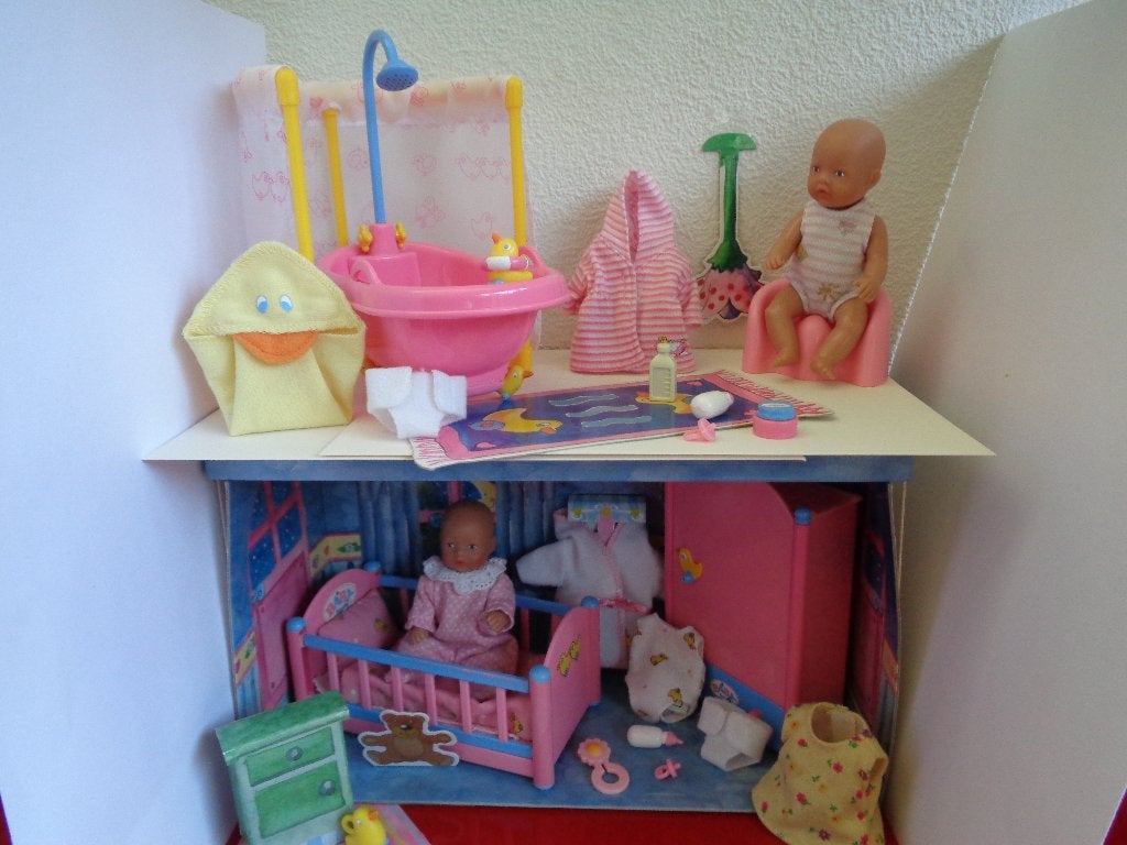 Baby Born Mini World: 2 zeer mooie complete speelsets, Ophalen of Verzenden, Zo goed als nieuw, Overige typen