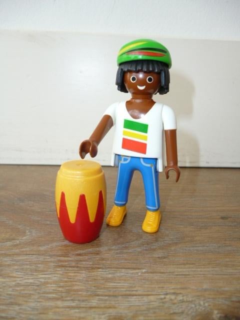 Playmobil Jamaicaan met Trommel 5243, Kinderen en Baby's, Speelgoed | Playmobil, Zo goed als nieuw, Ophalen of Verzenden