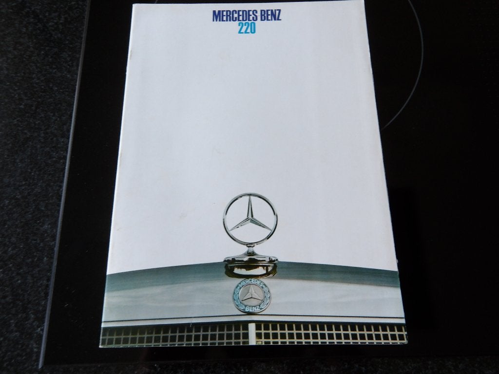 Mercedes Benz 220 folder, Ophalen of Verzenden, Zo goed als nieuw, Mercedes