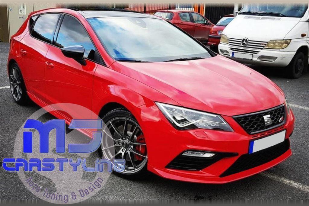 Seat Leon 5F Facelift – Voorbumper spoiler, Auto diversen, Ophalen of Verzenden, MJ-Carstyling, Info@mj-carstyling.net, Sibeliusstraat 81 5011JH Tilburg