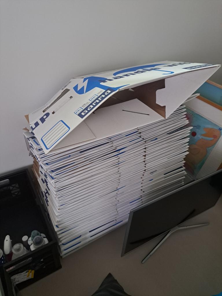 Verhuisdozen Gamma - Gebruikt (45 stuks), Ophalen, Doos, Minder dan 50 cm, Minder dan 40 cm