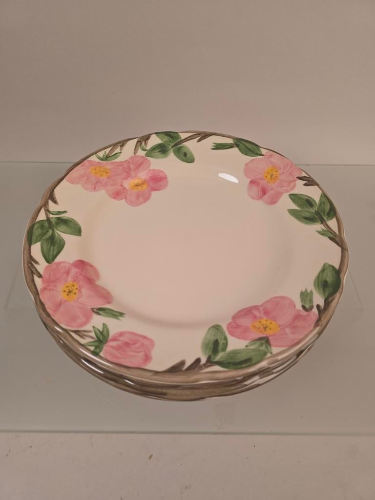 5 Franciscan Desert Rose dinerborden, 27 cm, Ophalen of Verzenden
