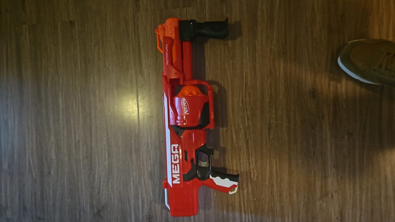 Nerf Mega Rotofury Blaster (zonder pijltjes), Ophalen of Verzenden, Zo goed als nieuw, Jongen of Meisje