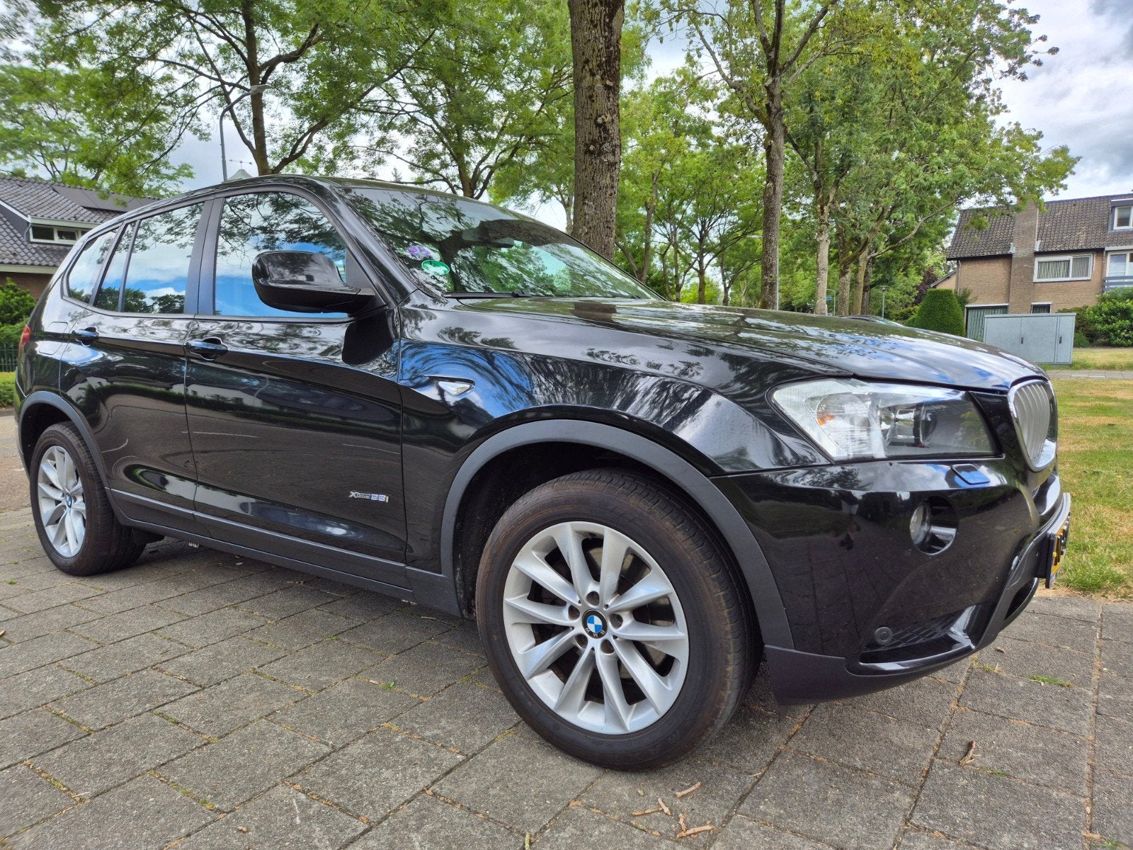 BMW X3 3.0 2.8i Aut. 2011 123k km LAGE PRIJS pano nav xen, Auto's, Automaat, Euro 5, Stof, Zwart