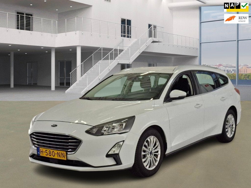 Ford Focus Wagon 1.0 EcoBoost Titanium Business|AUT|LED|NAVI, Auto's, Ford, Bedrijf, Te koop, Focus, ABS, Airbags, Airconditioning