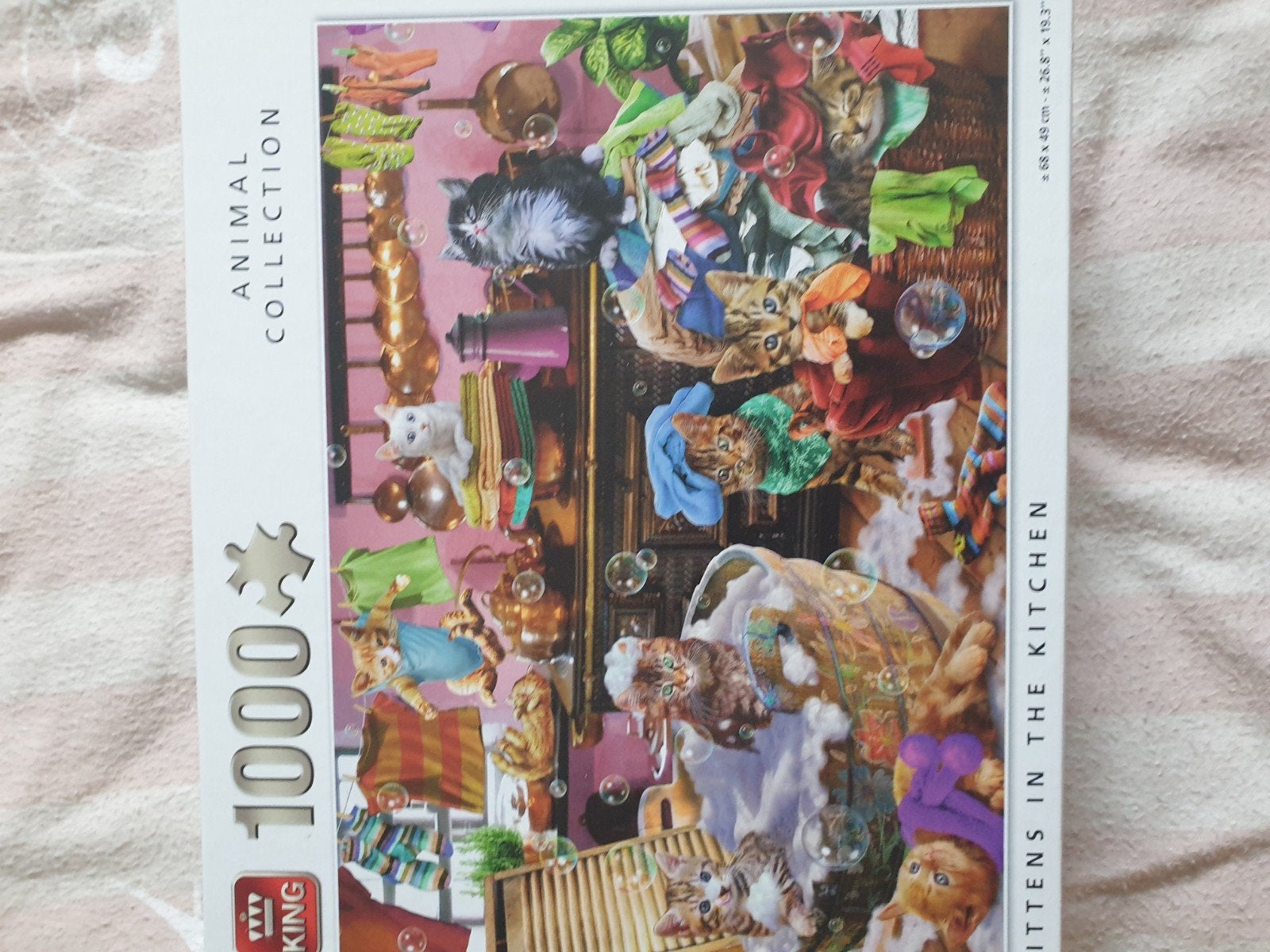 Een mooie puzzel met poezen, Ophalen of Verzenden, 500 t/m 1500 stukjes, Zo goed als nieuw
