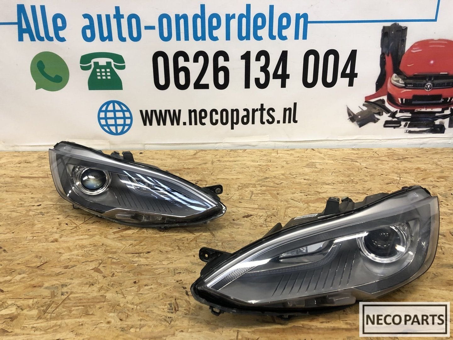 TESLA S XENON LED KOPLAMP KOPLAMPEN COMPLEET, Gebruikt, -, Overige automerken, -