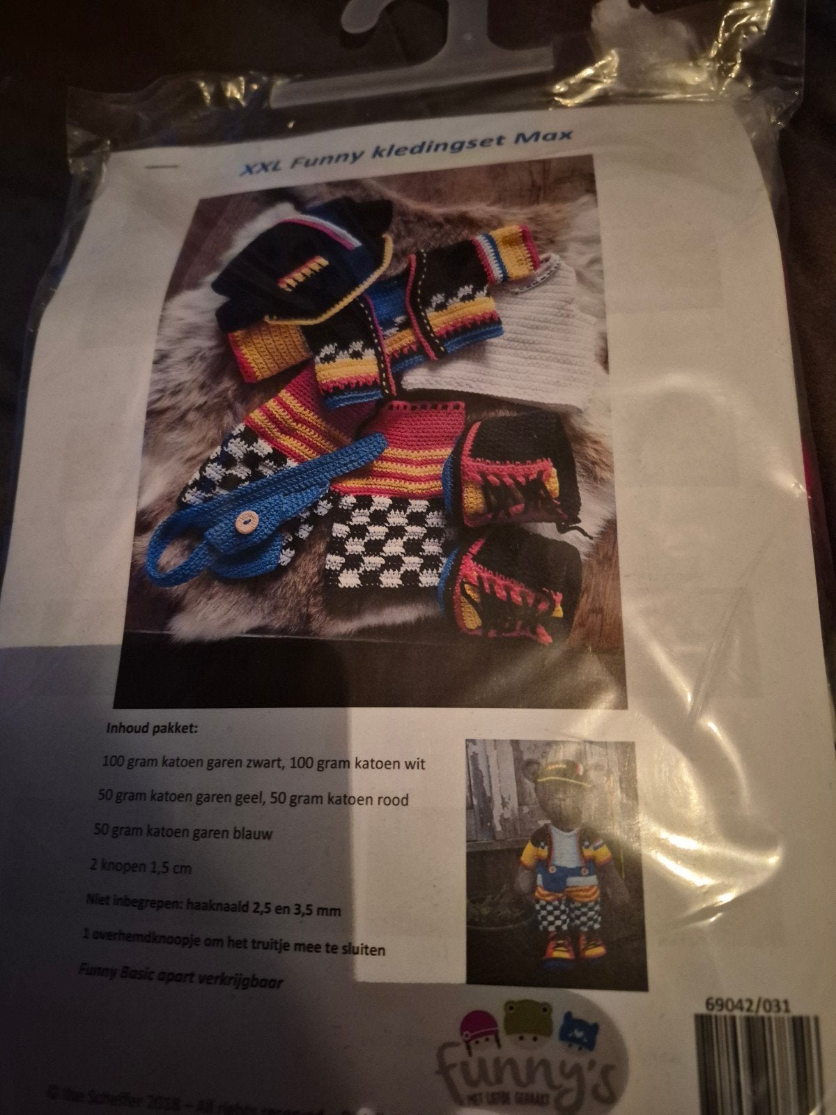 XXL funny Kledingset MaxVaste pr€20euro, Hobby en Vrije tijd, Breien en Haken, Verzenden, Zo goed als nieuw, Haken, Patroon of Boek