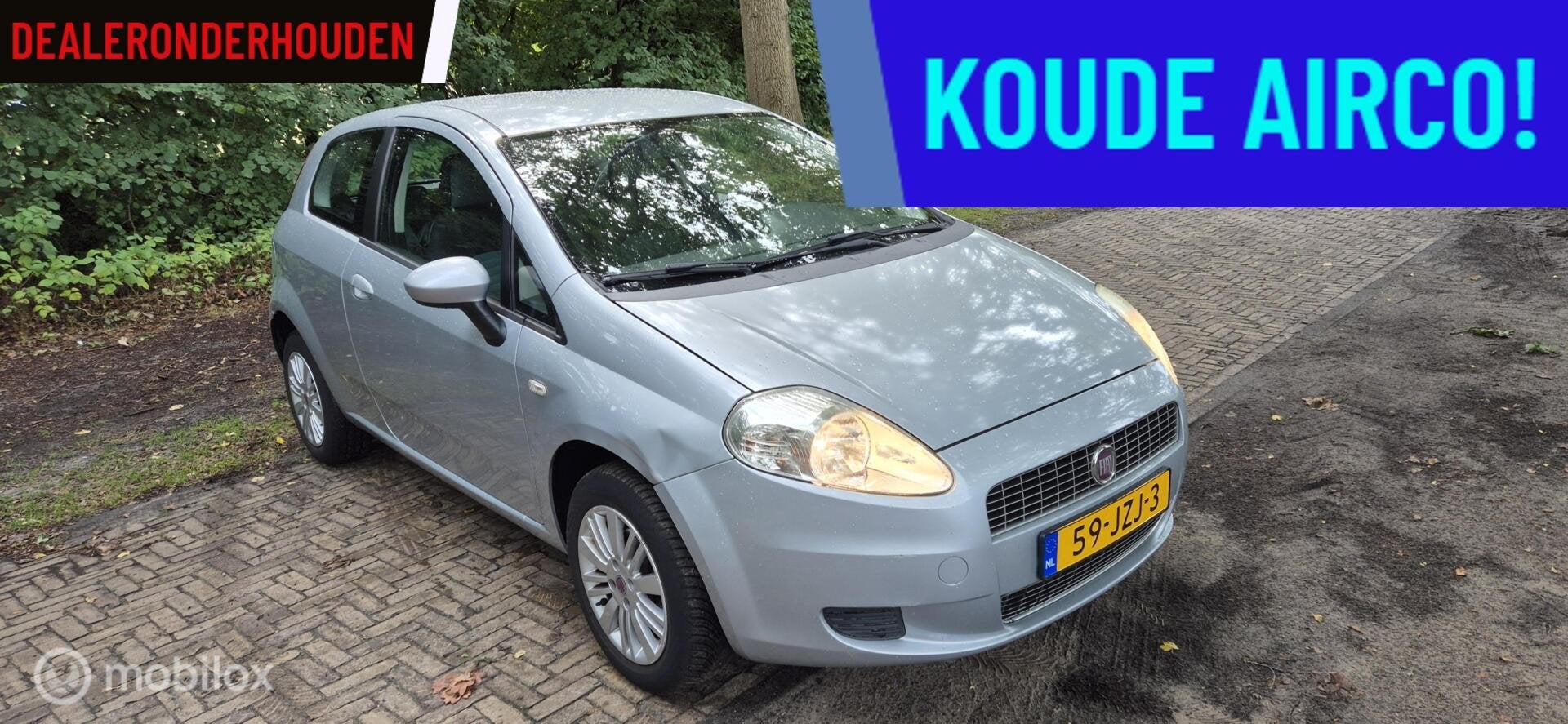Zuinige Fiat Grande Punto 1.4 Dynamic Slechts 102293 KM !, Auto's, Voorwielaandrijving, Stof, 4 cilinders, 400 kg