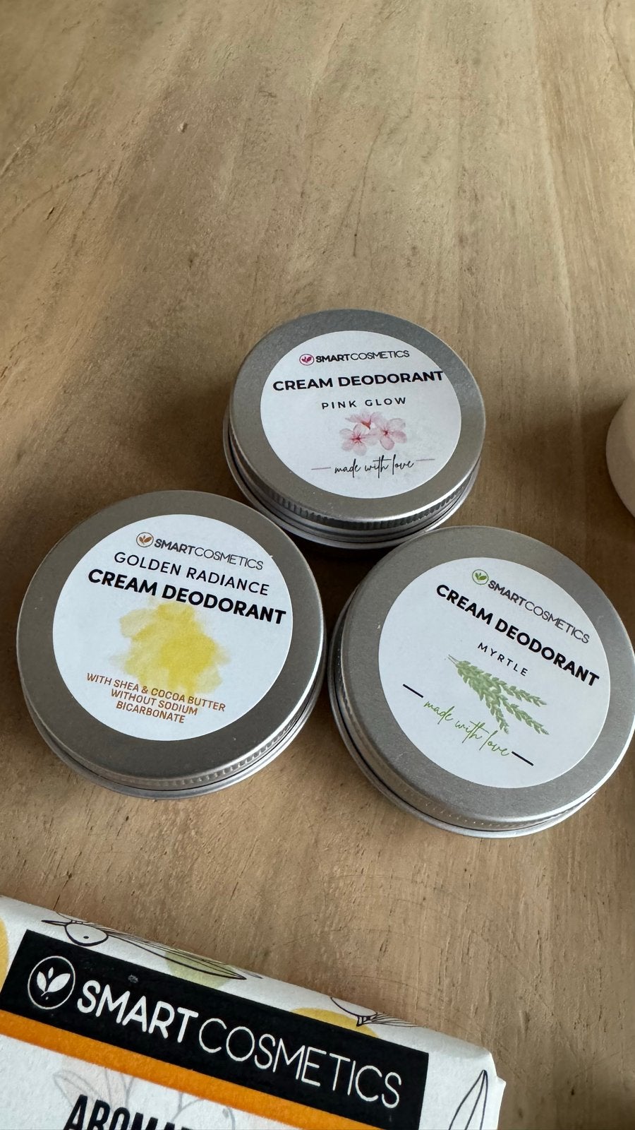 Natuurlijke Crème Deodorant - Smart Cosmetics, Ophalen of Verzenden, Nieuw, Deodorant of Bodyspray