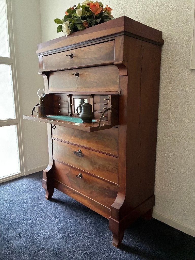 Antieke secretaire, Ophalen