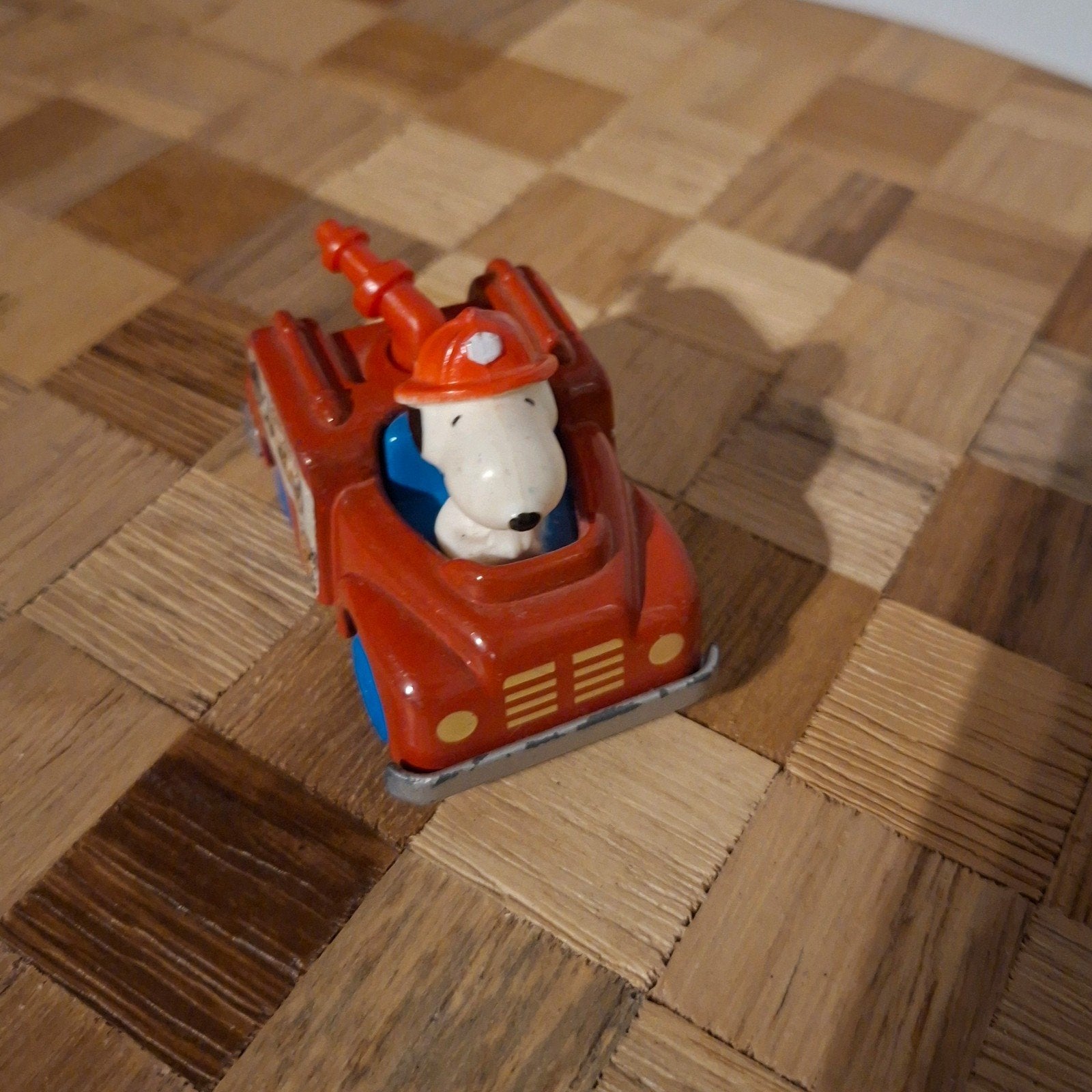 Vintage Snoopy Brandweerwagen Speelgoedauto, Ophalen of Verzenden, Gebruikt