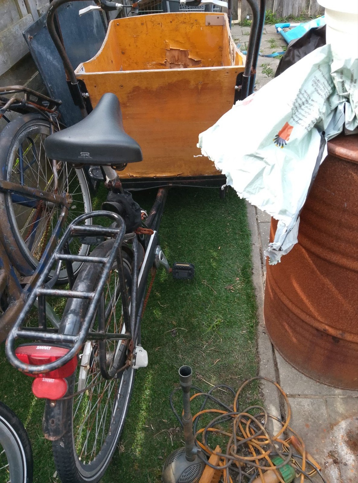 Opknap Bakfiets - Ideaal voor handige klusser, Fietsen en Brommers, Fietsen | Bakfietsen, Overige merken, Gebruikt, Goederen, Ophalen of Verzenden