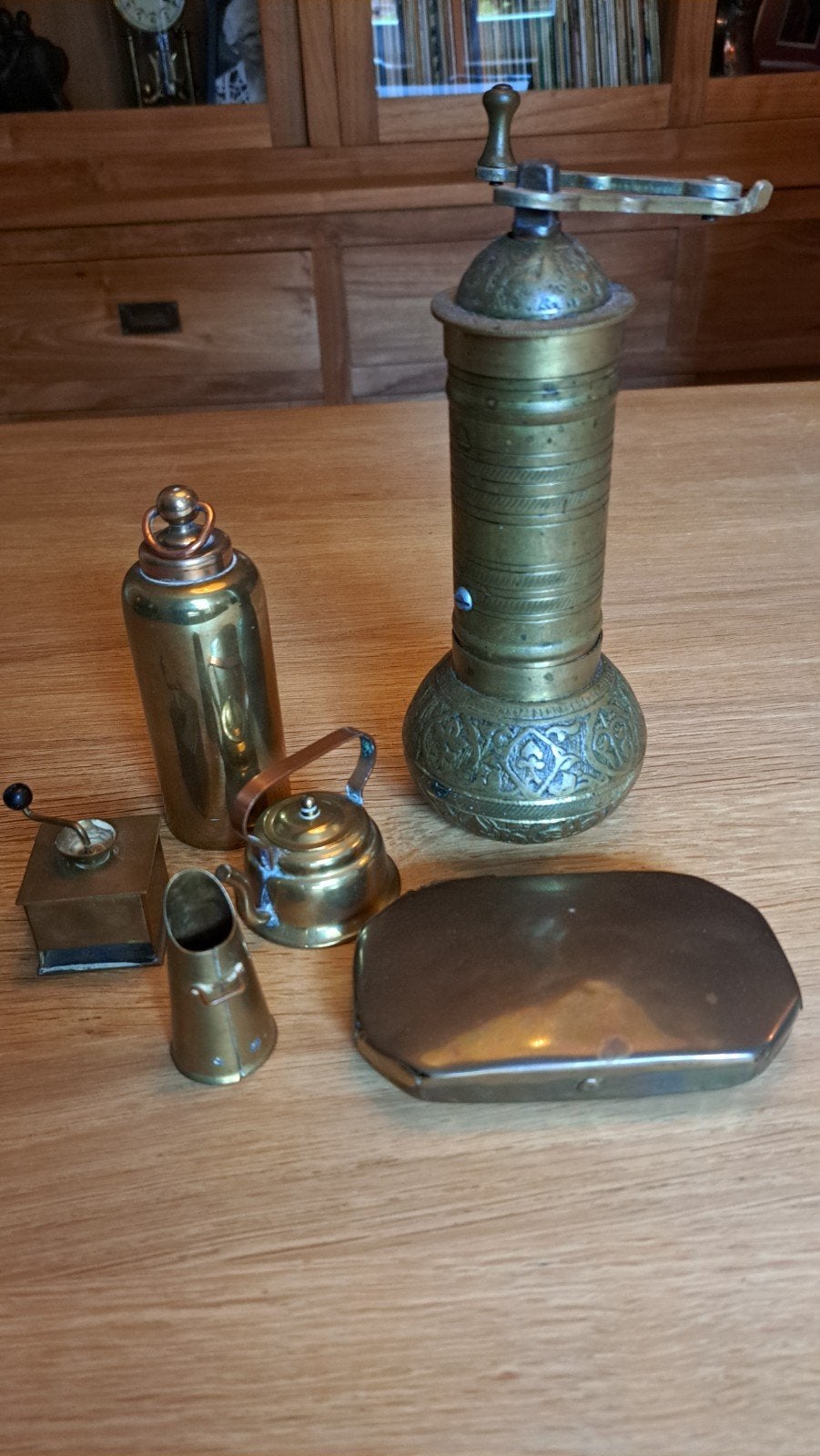 Diverse "koperen"  voorwerpen, Antiek en Kunst, Ophalen of Verzenden, Koper