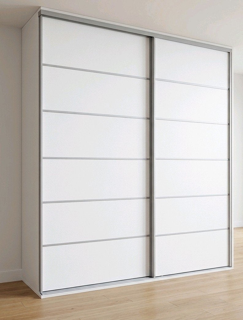 Grote kledingkast met schuifdeuren, 215x205x60 cm, Ophalen of Verzenden
