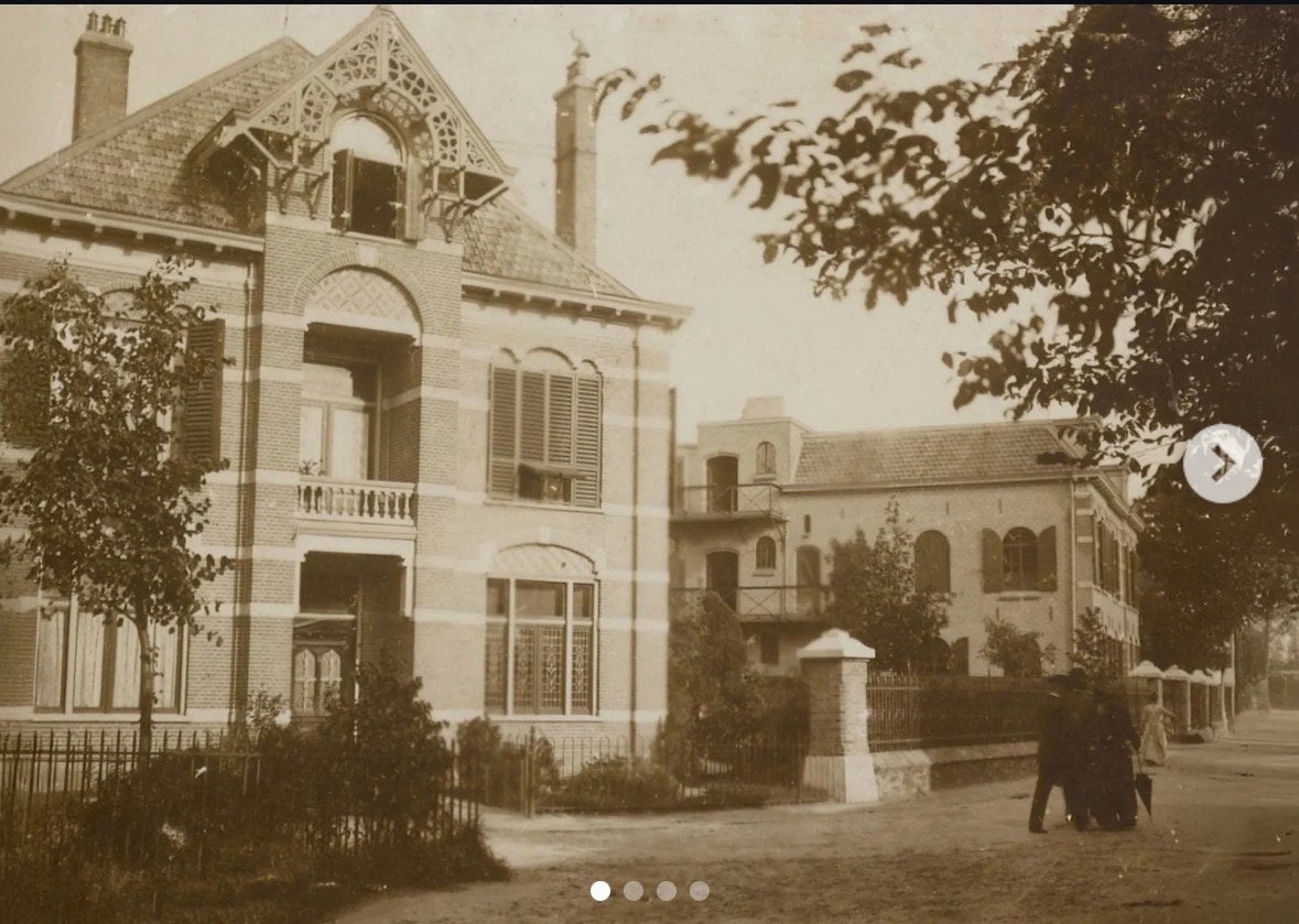 Historische foto Villa Pleines Den Dolder - Eerste Bewoners, Gebruikt, Verzenden, Foto, Gebouw