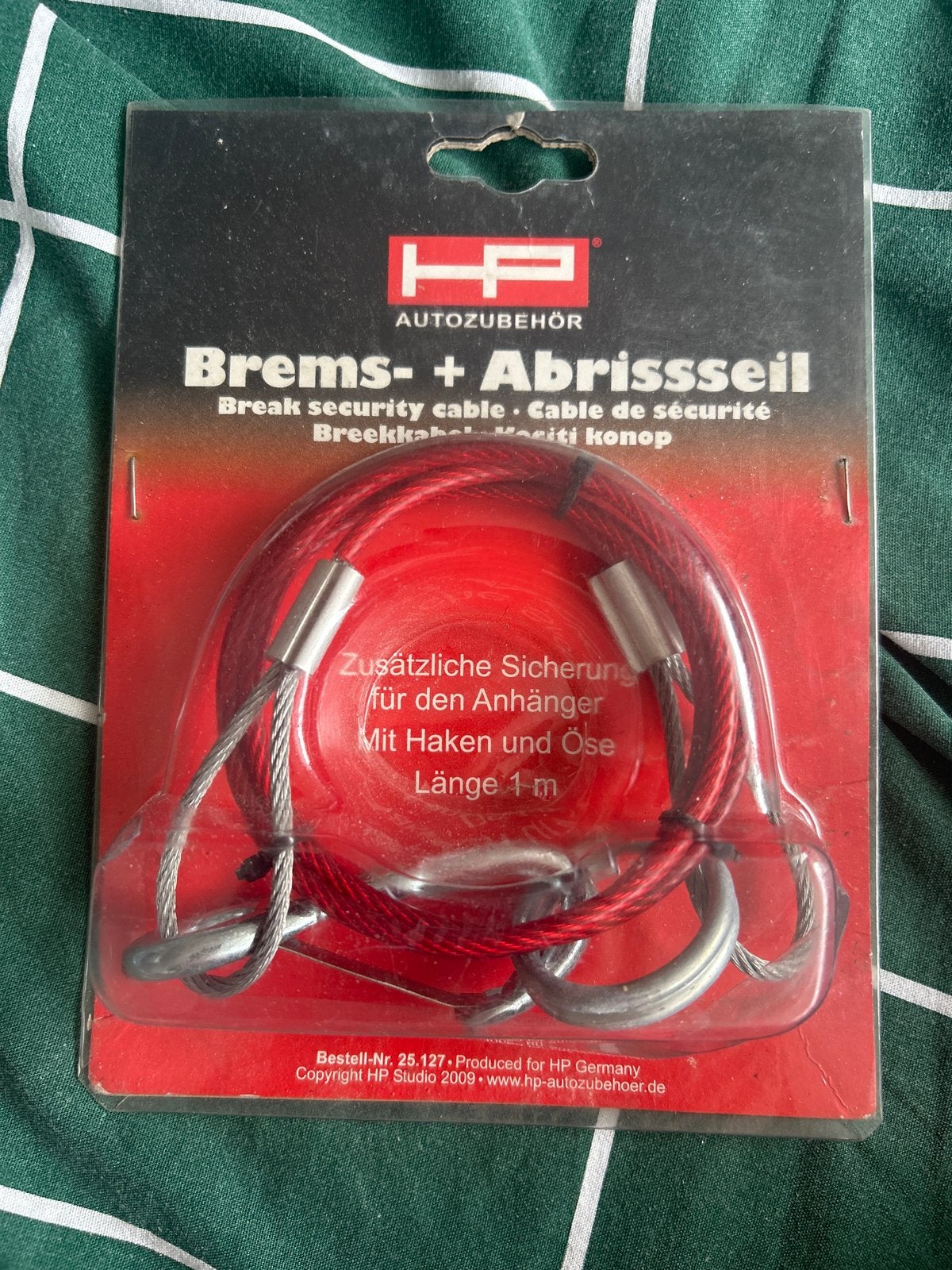 HP Remkabel / Breekkabel voor aanhanger - 1 meter, Ophalen of Verzenden, Nieuw