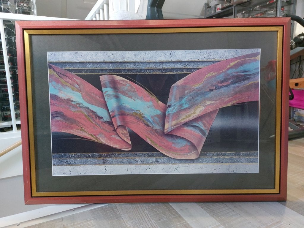 Kunstwerk reproductie in lijst voor aan de muur 103 x 60 cm, Ophalen