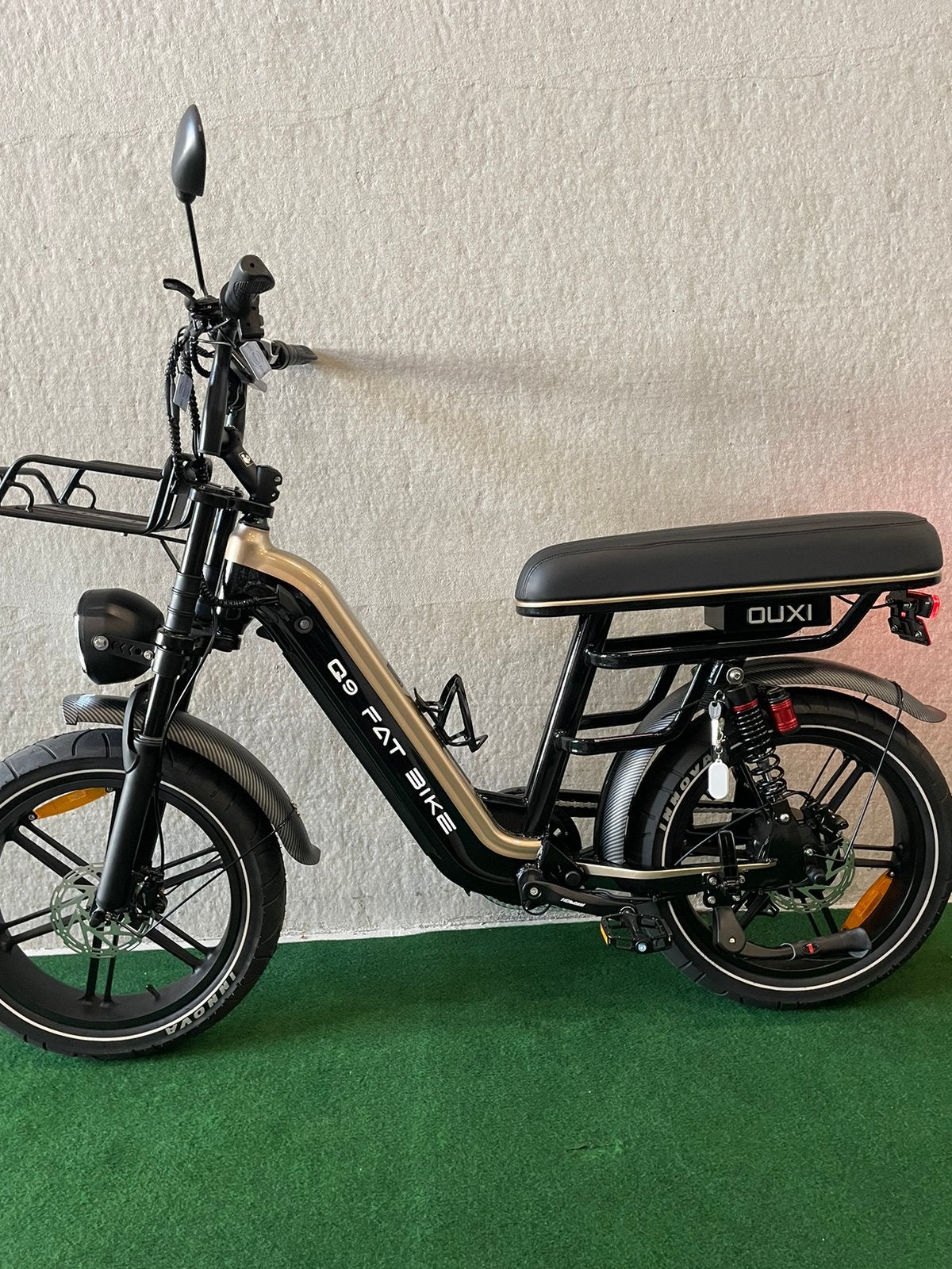 Nieuwe Ouxi Q9 elektrische damesfiets met brede banden, Fietsen en Brommers, Ouxi, Versnellingen, Nieuw, De kooi