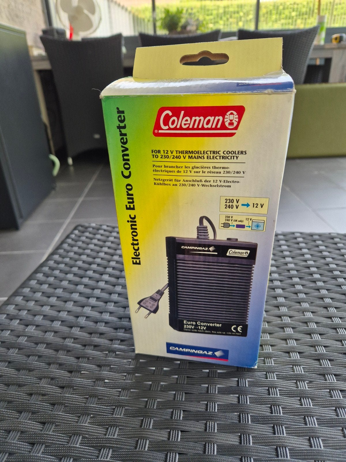 Campingaz omvormer, Ophalen