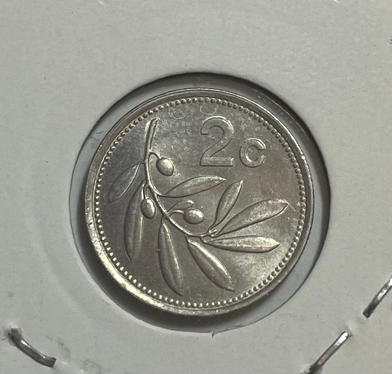 2 cent Malta 1991, Ophalen of Verzenden, Overige landen