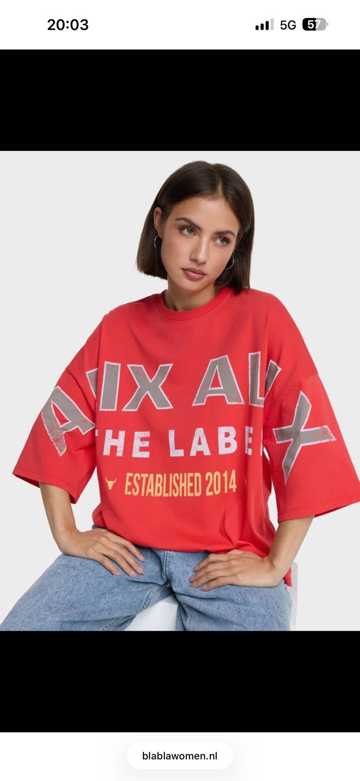 Alix the Label maat S, Ophalen, Nieuw, Korte mouw, Maat 36 (S)