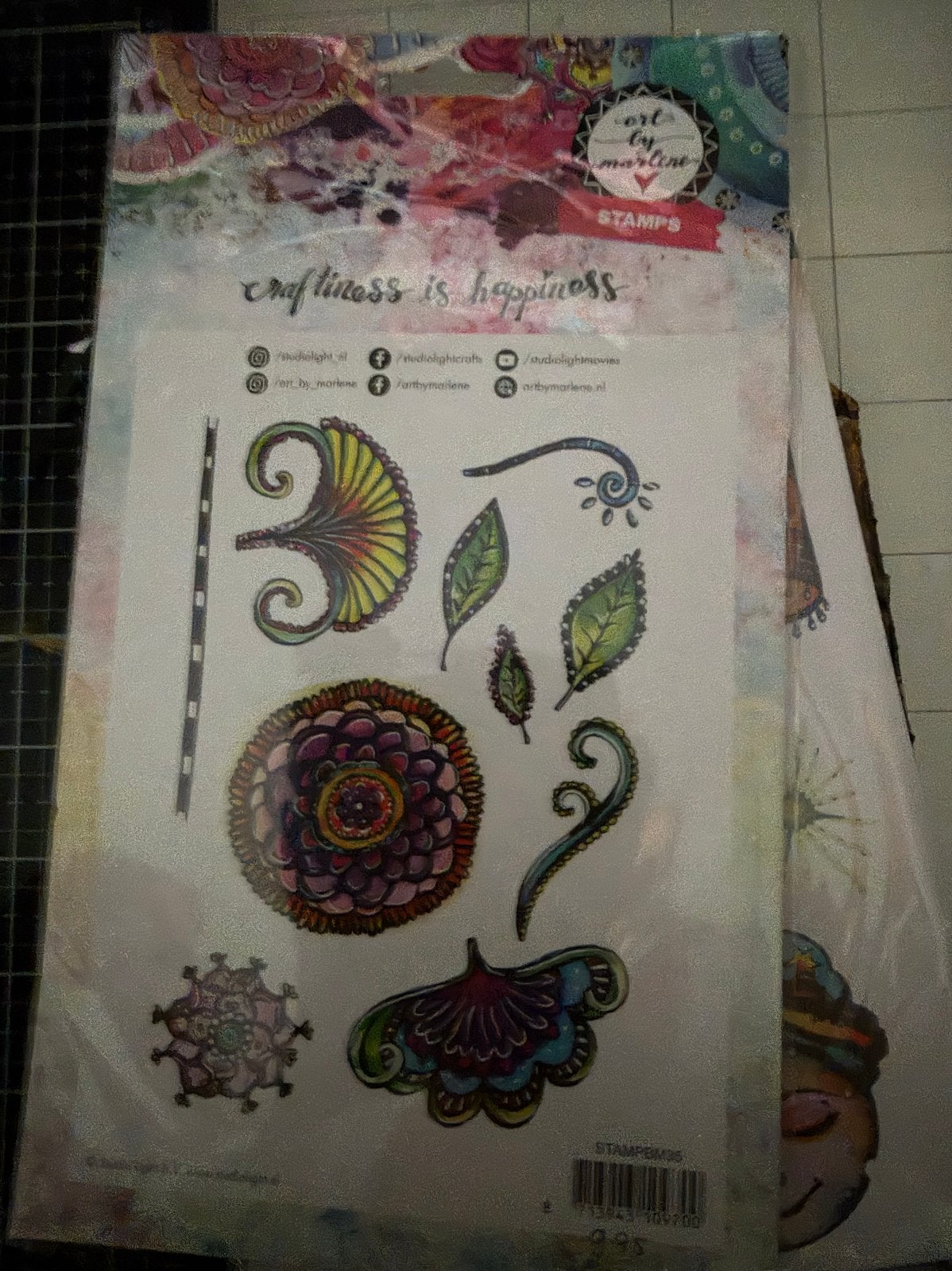 Clearstamps set art by marlene', Hobby en Vrije tijd, Ophalen of Verzenden, Nieuw, Clearstamp