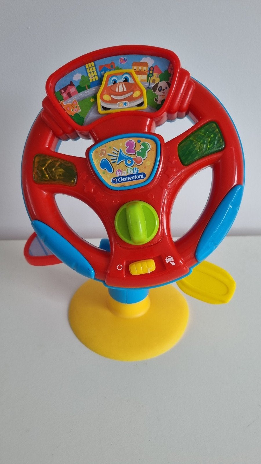 Clementoni Baby Stuurwiel - Interactief Speelgoed, Ophalen of Verzenden, Zo goed als nieuw, Auto, Met licht