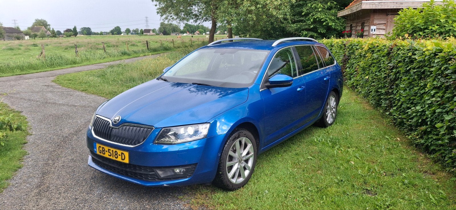 Skoda Octavia 1.8 TSI 132KW Combi DSG 2015 Blauw, Auto's, 4 cilinders, Origineel Nederlands, Particulier, 1600 kg