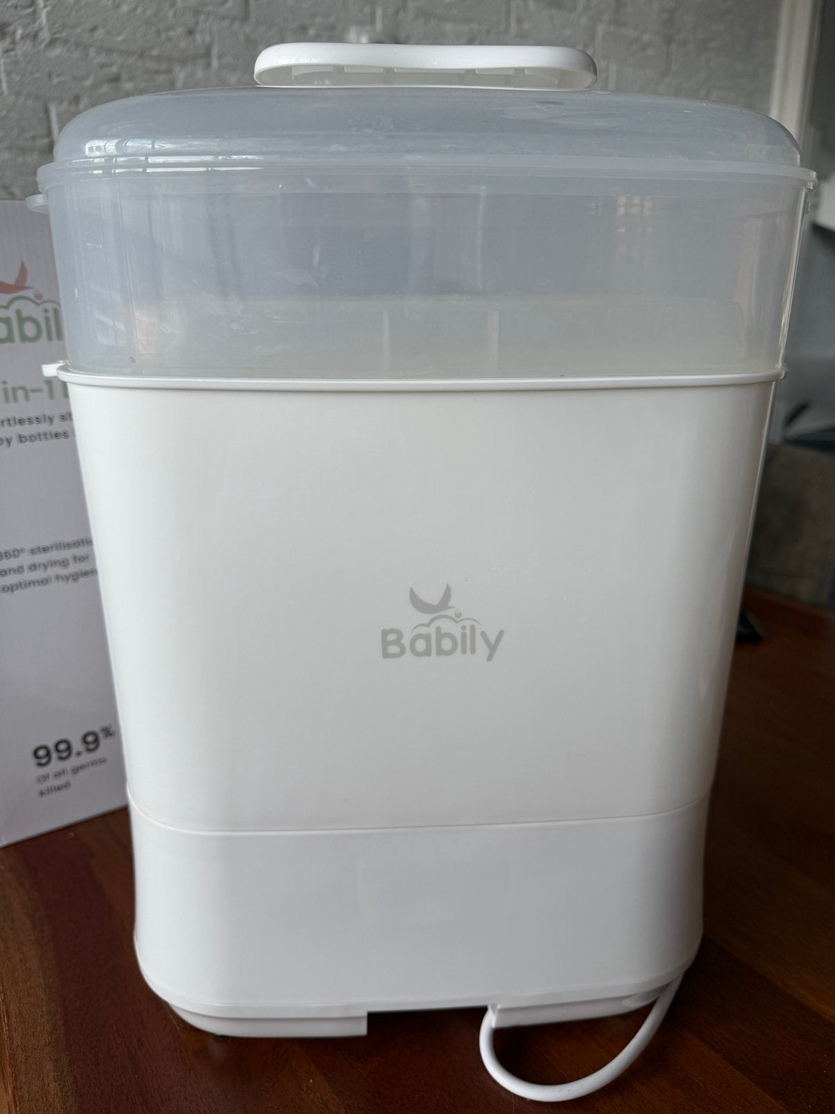 Babilly 4-in-1 Flessensterilisator, Ophalen of Verzenden, Zo goed als nieuw, Sterilisator