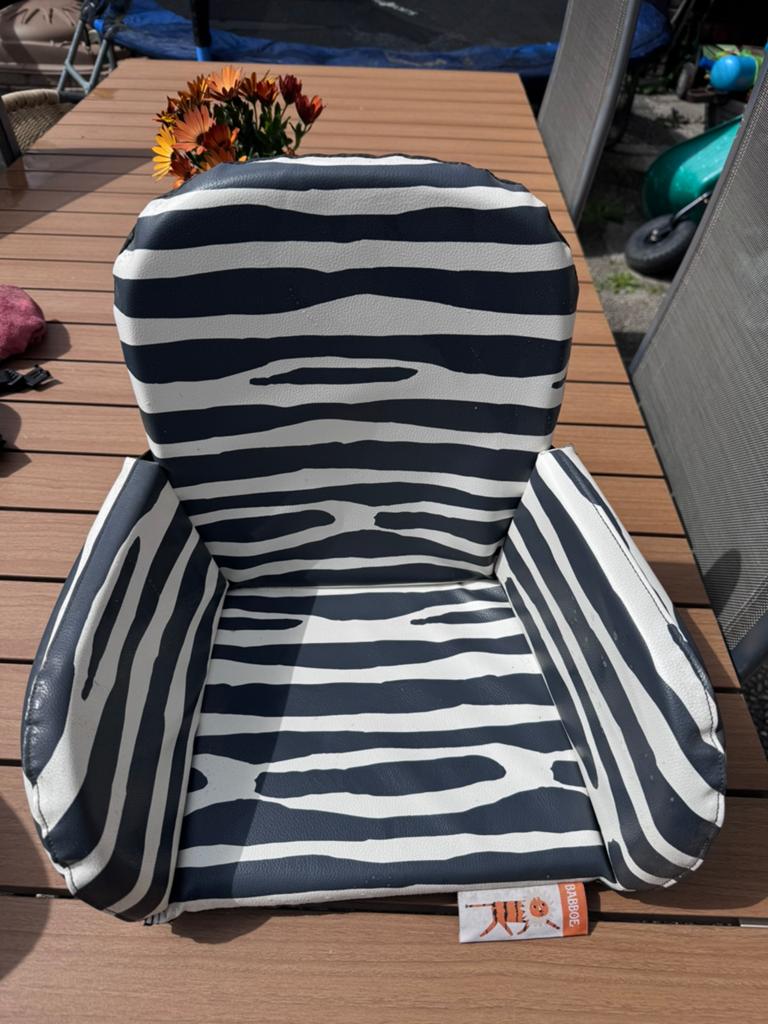 Kleuterstoel/kleuterzitje zebraprint voor bakfiets, Ophalen of Verzenden, Zo goed als nieuw