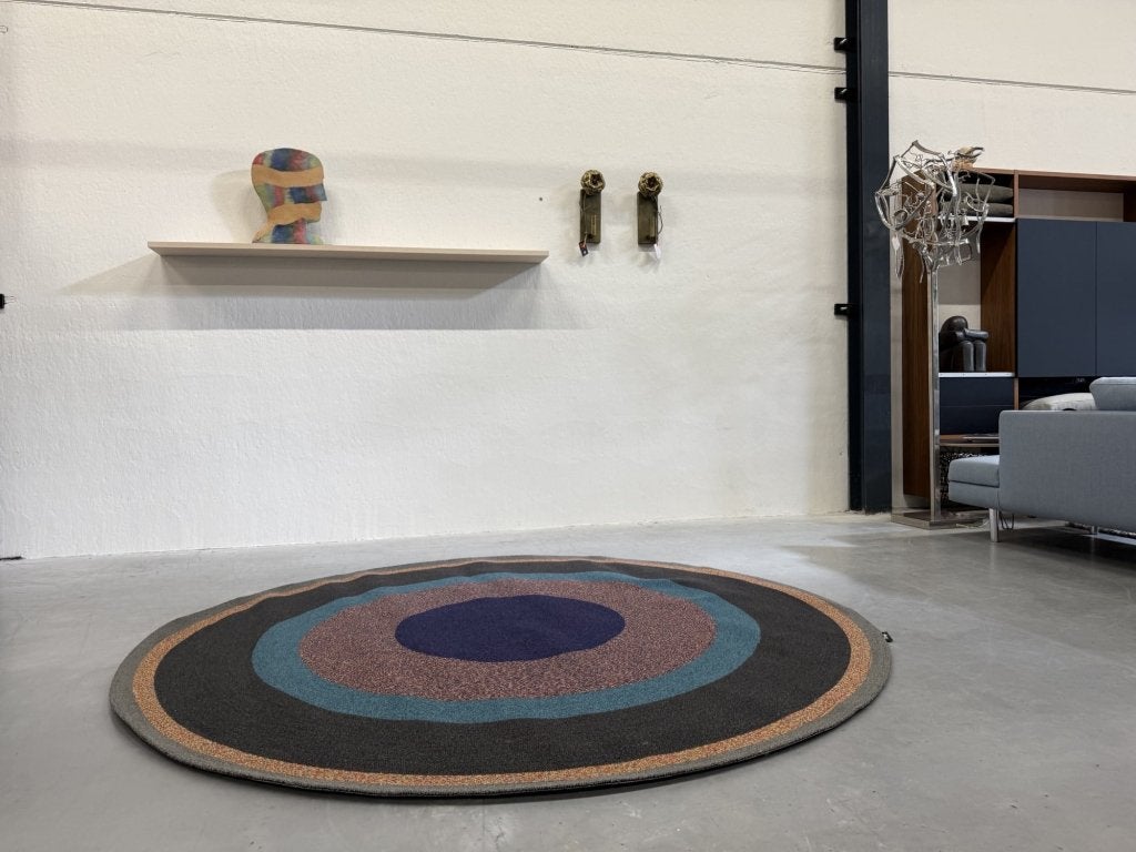 Nieuw Csrugs Circular Vloerkleed Wol Design Tapijt Rond D230, Csrugs, Rond, 200 cm of meer, Bruin