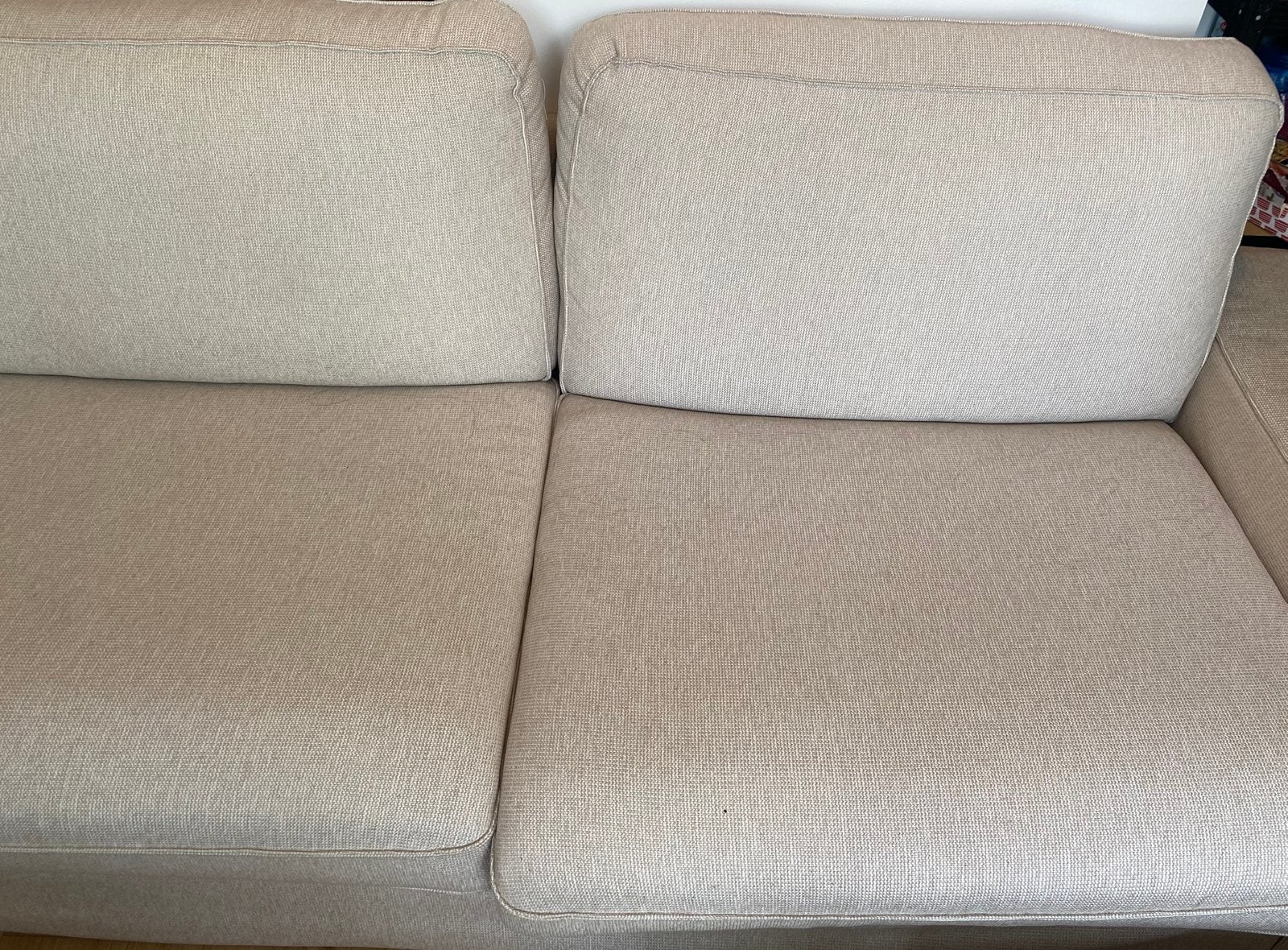 Ikea KIVIK 3-seat sofa Gunnared beige, Huis en Inrichting, Ophalen, Zo goed als nieuw, 75 tot 100 cm