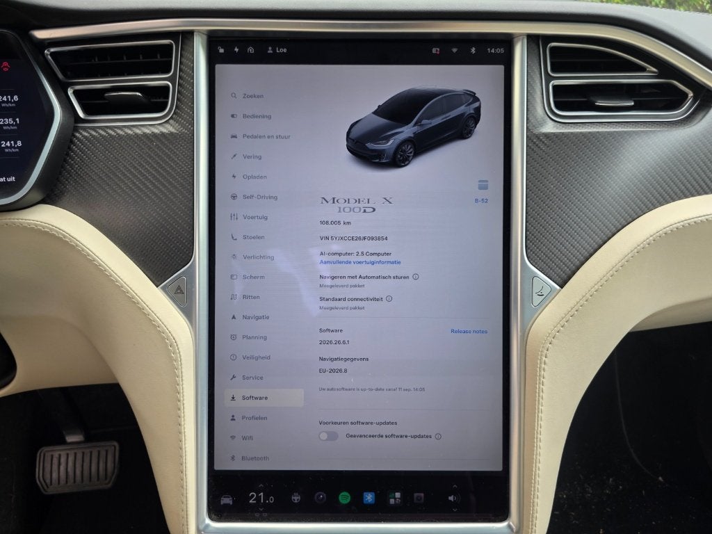 Foto 21 van Tesla Model X 100D MCU2 | 6p | CCS | Enhanced Autopilot
