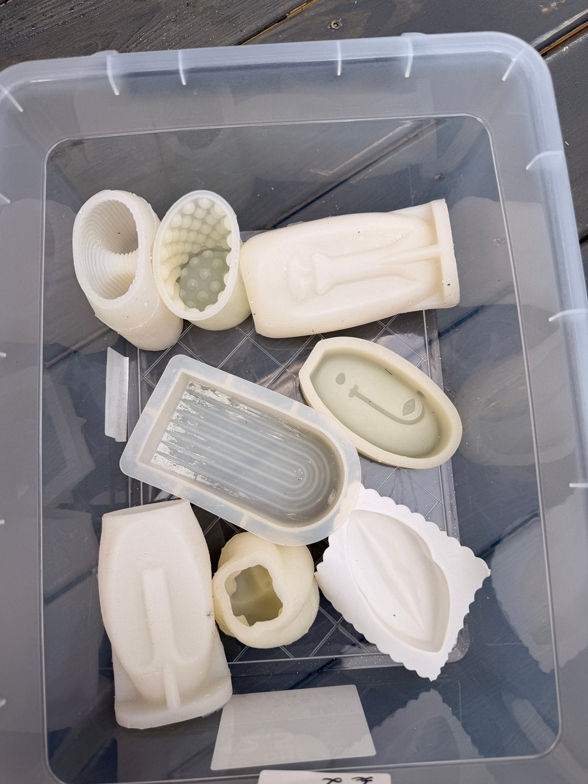 Silikonen malen voor kaarsen of epoxy, Ophalen of Verzenden, Zo goed als nieuw