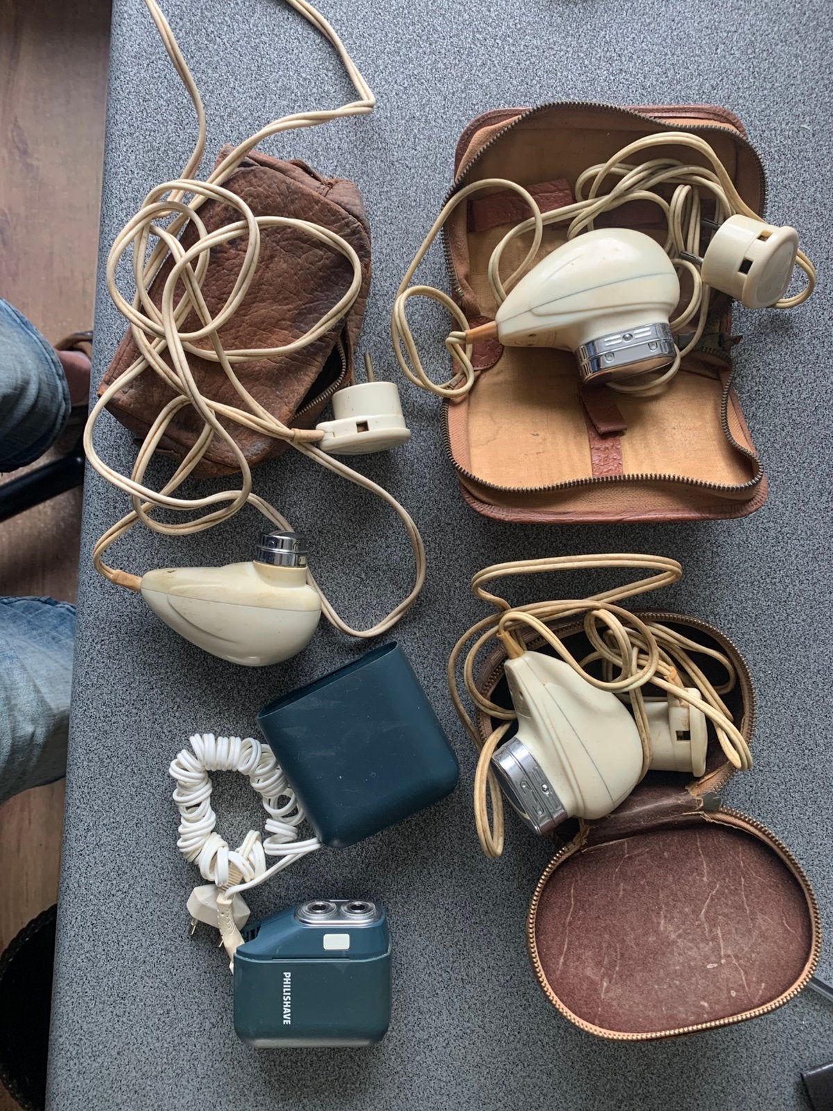 4 nostalgische Scheerapparaten Philips, Verzamelen, Ophalen of Verzenden, Huis en Inrichting