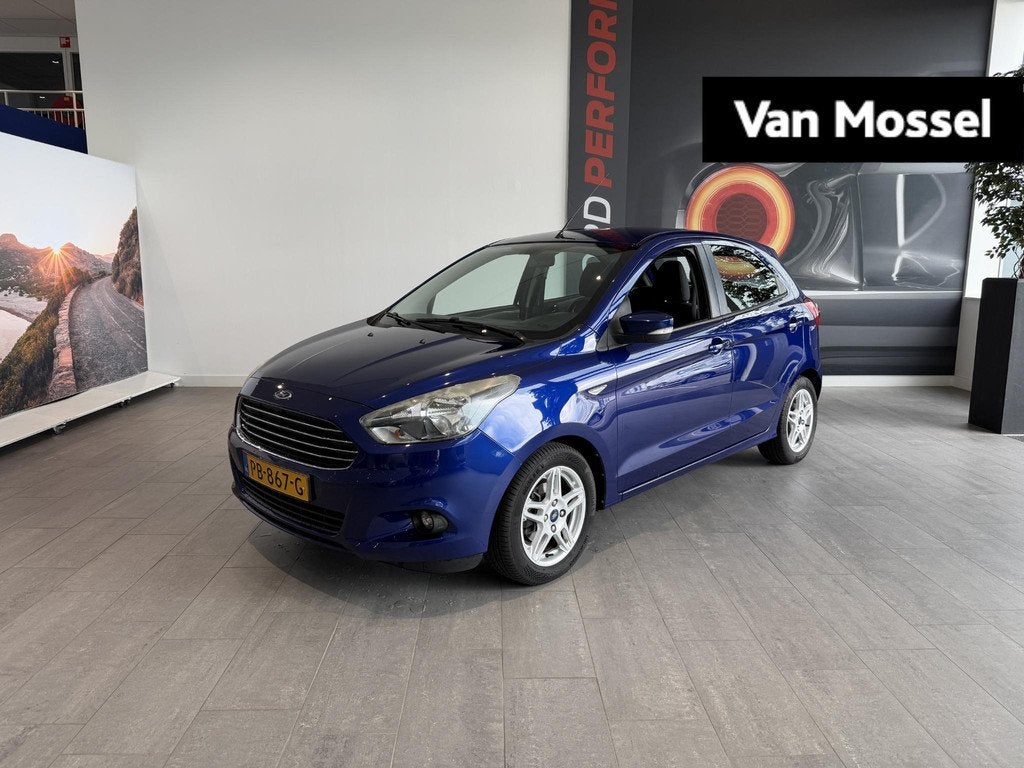 Ford Ka+ 1.2 Trend Ultimate | AIRCO | BLUETOOTH | 12 MAANDEN, Auto's, 12 maanden, 4 cilinders, Blauw, Electronic Stability Program (ESP)