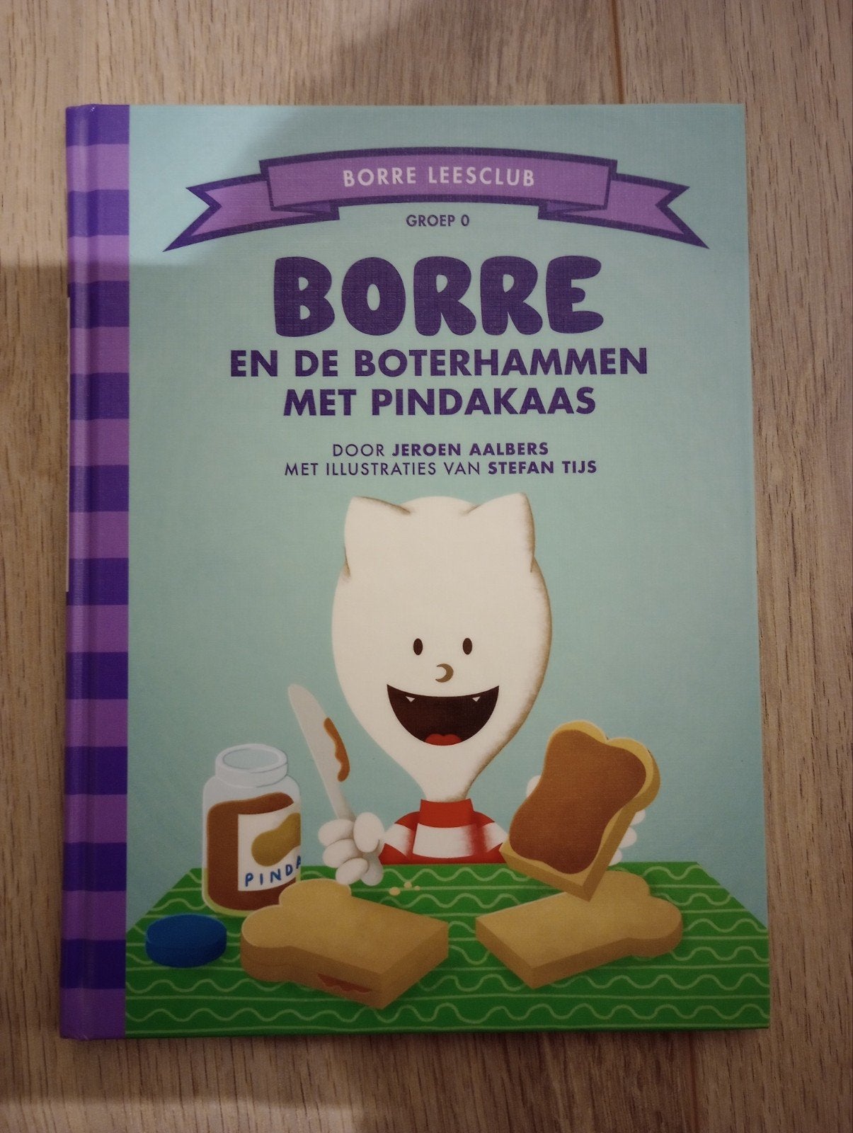 Borre en de boterhammen met pindakaas - Jeroen Aalbers NIEUW, Boeken, Fictie algemeen, Jongen of Meisje, Nieuw, Ophalen of Verzenden