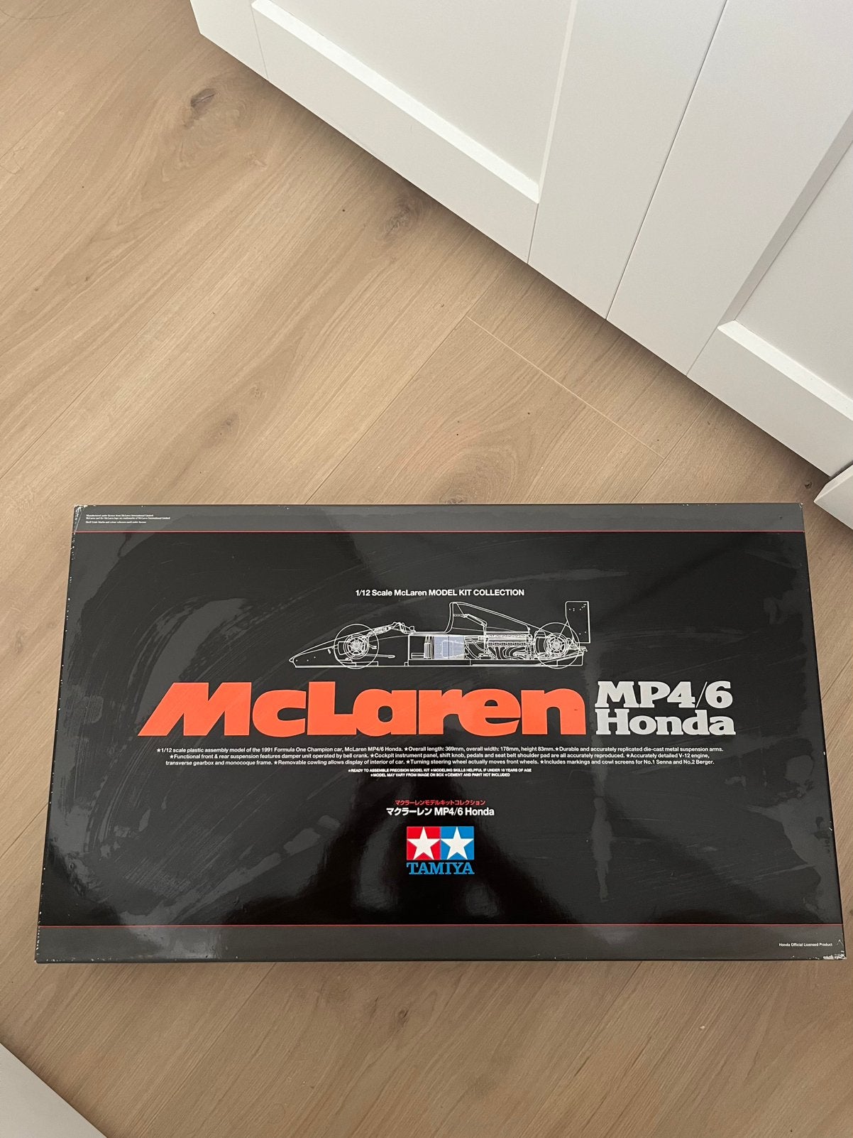 Tamiya 1/12 1:12 Mclaren MP4/6, Ophalen, Zo goed als nieuw, Auto's