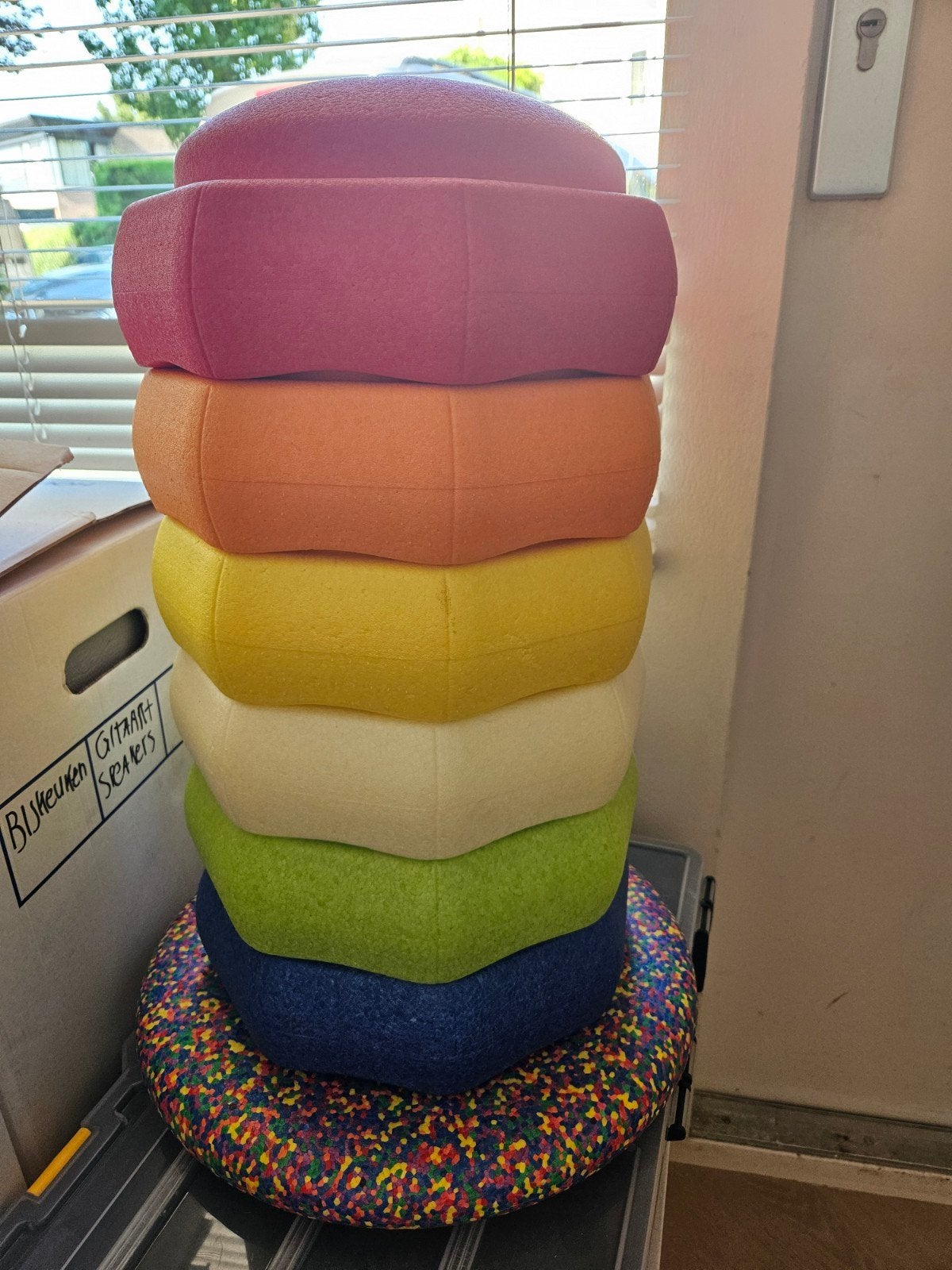 Stepping stones(stapstenen) , incl. Balanceer bord, Kinderen en Baby's, Speelgoed | Educatief en Creatief, Ophalen