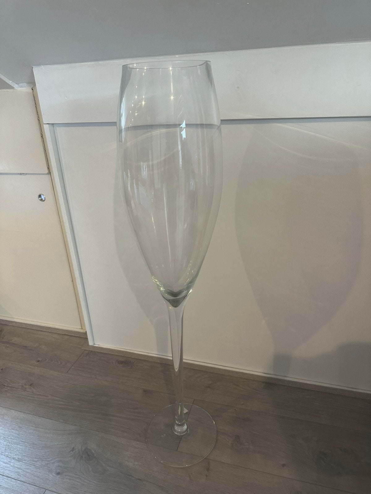 Champagne vaas, Huis en Inrichting, Ophalen, Nieuw, Glas, 100 cm