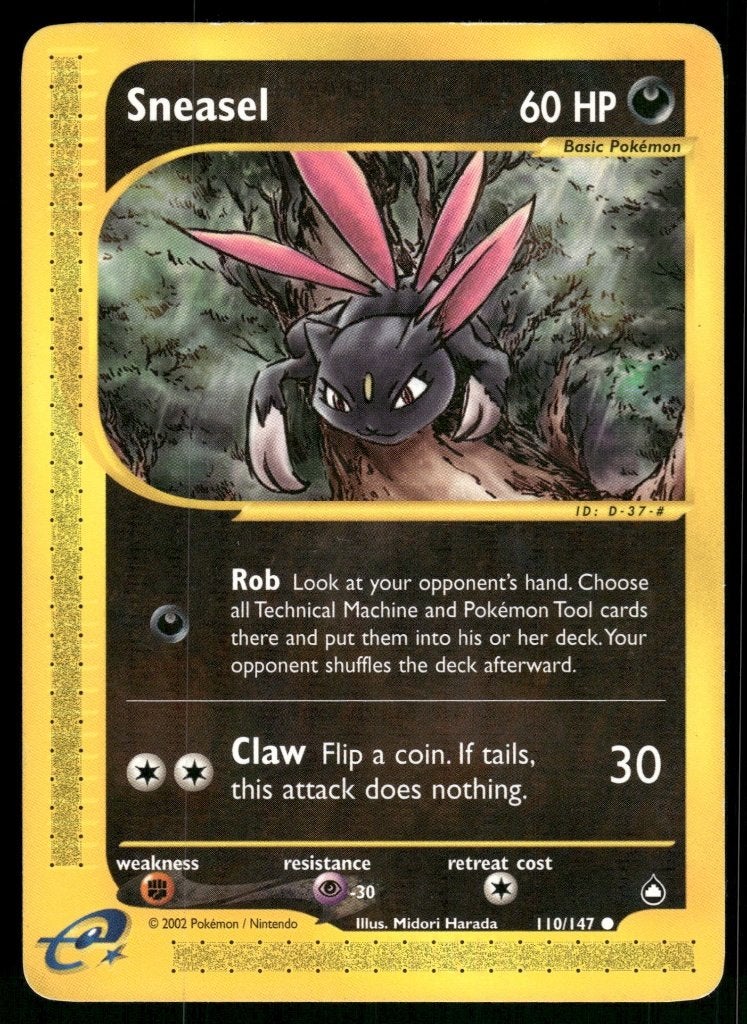 Sneasel 110/147 - Aquapolis (NM), Verzenden, Gebruikt