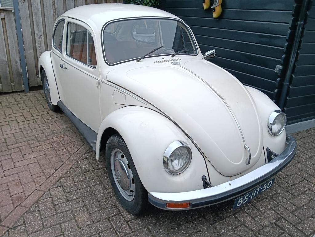 Volkswagen Kever 1200 1.2 L *1976* Wit, Auto's, Oldtimers, Volkswagen, 35 pk, Wit, Handgeschakeld