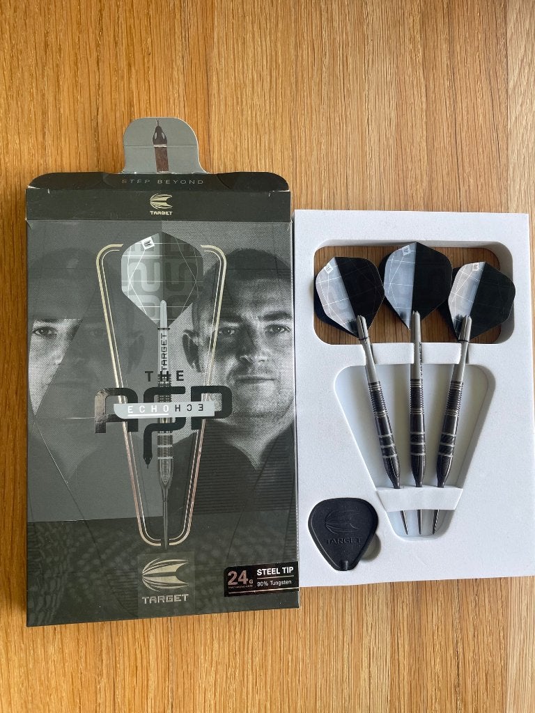 Aspinall - Echo darts - Swiss point - 24 gram, Sport en Fitness, Darts, Ophalen of Verzenden, Nieuw, Pijlen