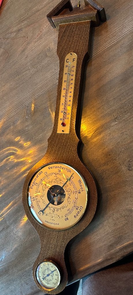 Barometer, Ophalen