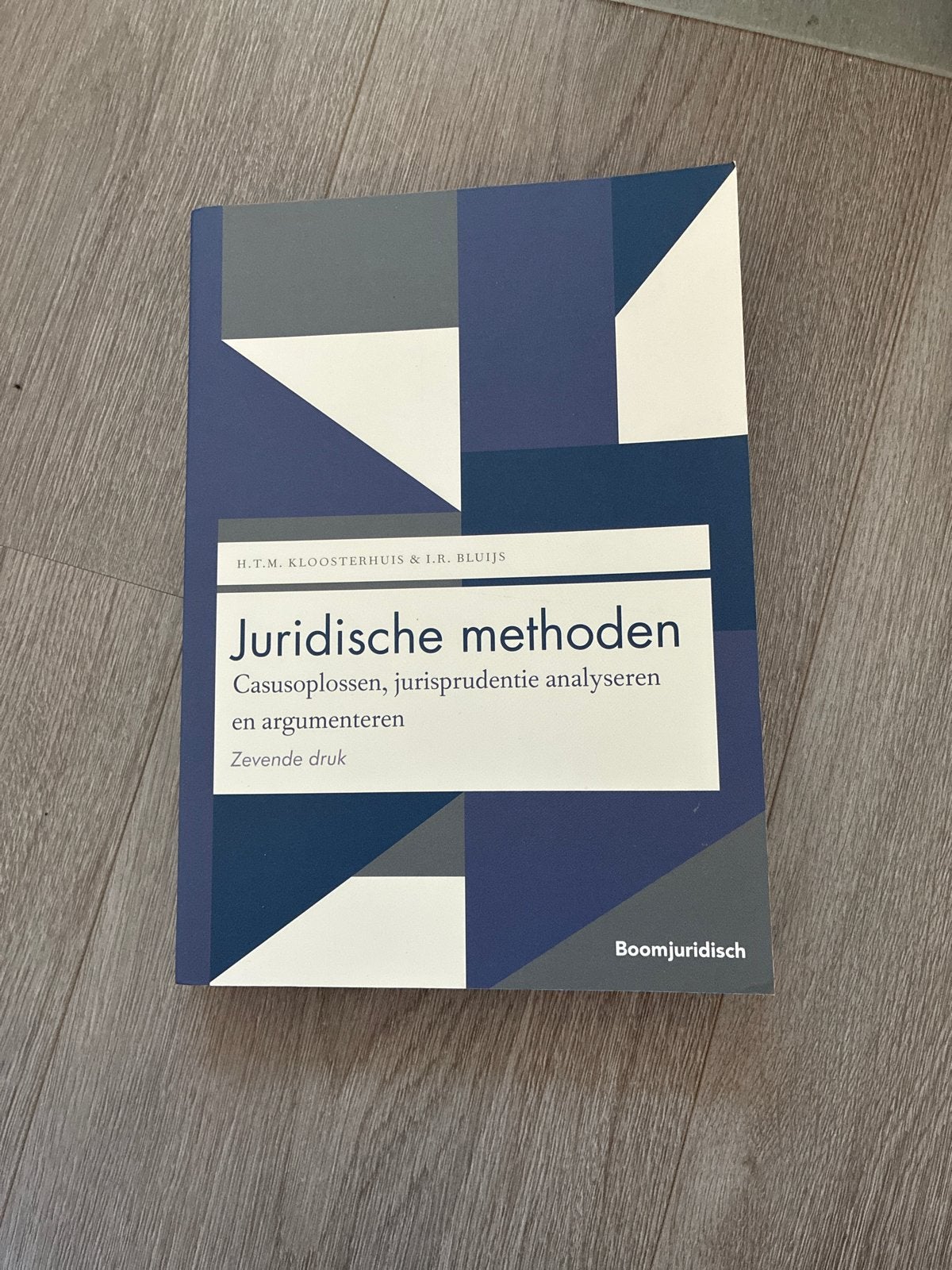 Juridische Methoden - Zevende Druk, Boeken, Ophalen of Verzenden, Gamma, Zo goed als nieuw, HBO