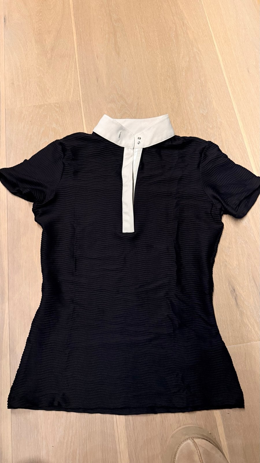 Aviar Wedstrijdshirt Zwart Wave Maat M, Ophalen of Verzenden, Zo goed als nieuw, Zwart, Dames