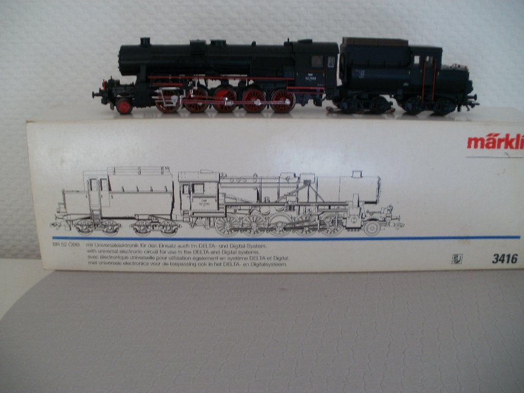 Märklin 37054 H0 Stoomlocomotief 'BR 59 MFX+sound+ovp., Ophalen, Wisselstroom, Locomotief, Zo goed als nieuw