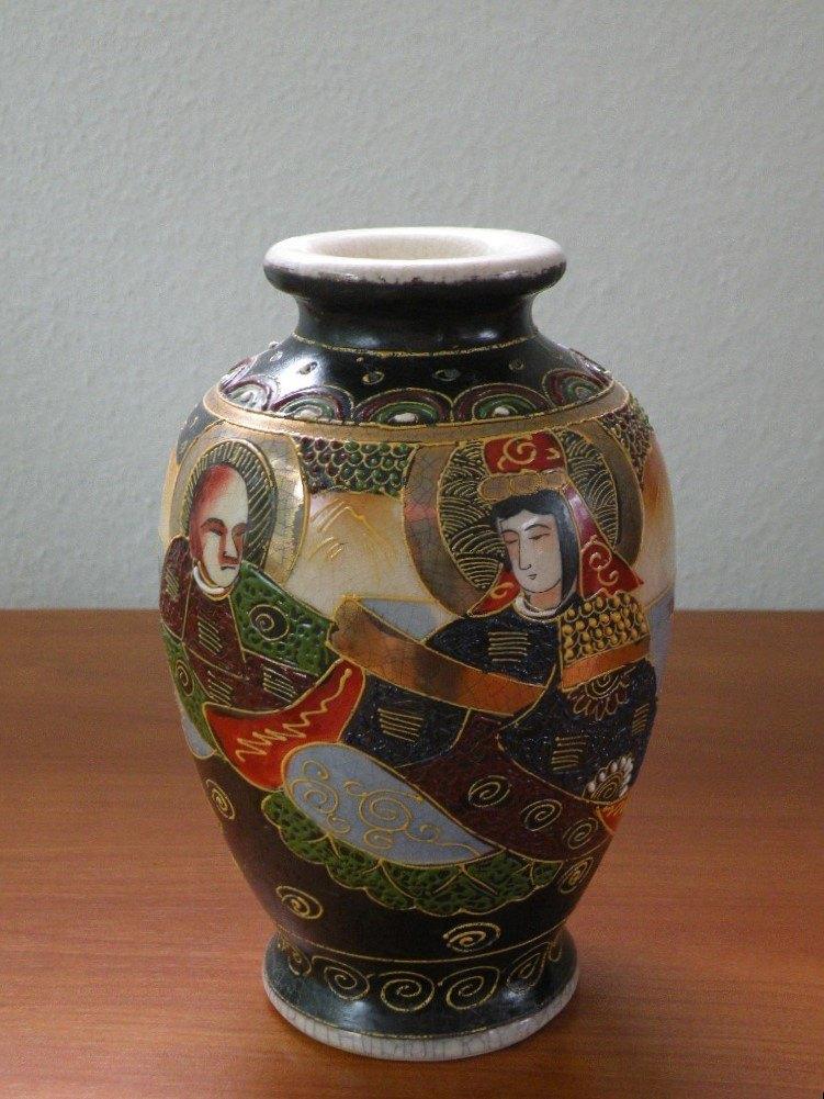 Vaas, Japans. In zeer goede staat. Hoogte 21 cm., Huis en Inrichting, Woonaccessoires | Vazen, Overige kleuren, Aardewerk of Porselein