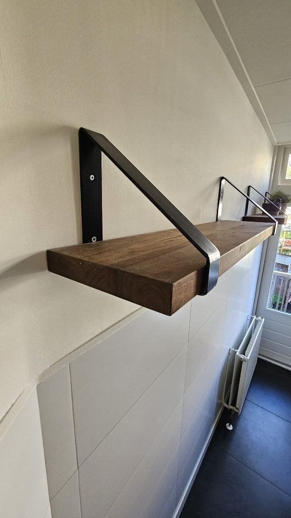 Houten wandplanken, Huis en Inrichting, Woonaccessoires | Wandplanken en Boekenplanken, Ophalen, Zo goed als nieuw